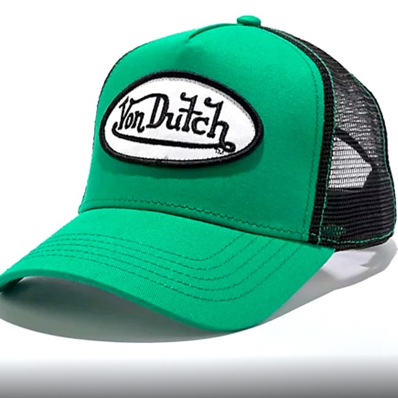 Von Dutch Other - *NEW* VON DUTCH GREEN BLACK TRUCKER HAT